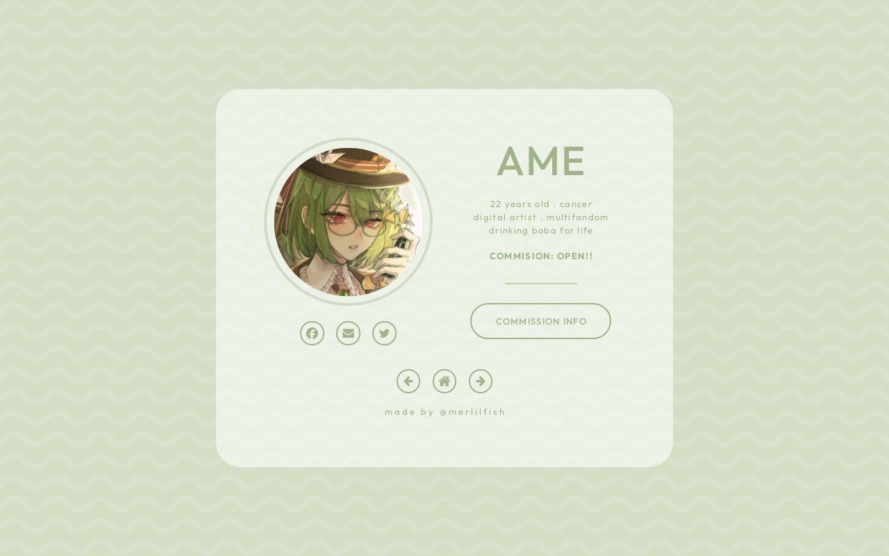 AME'S COMMISSION INFO